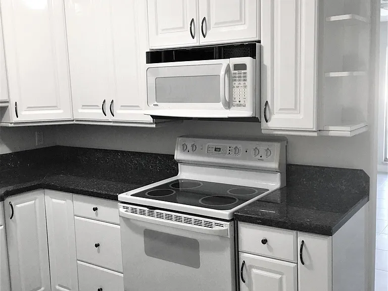 Glass top Stove and Microwave