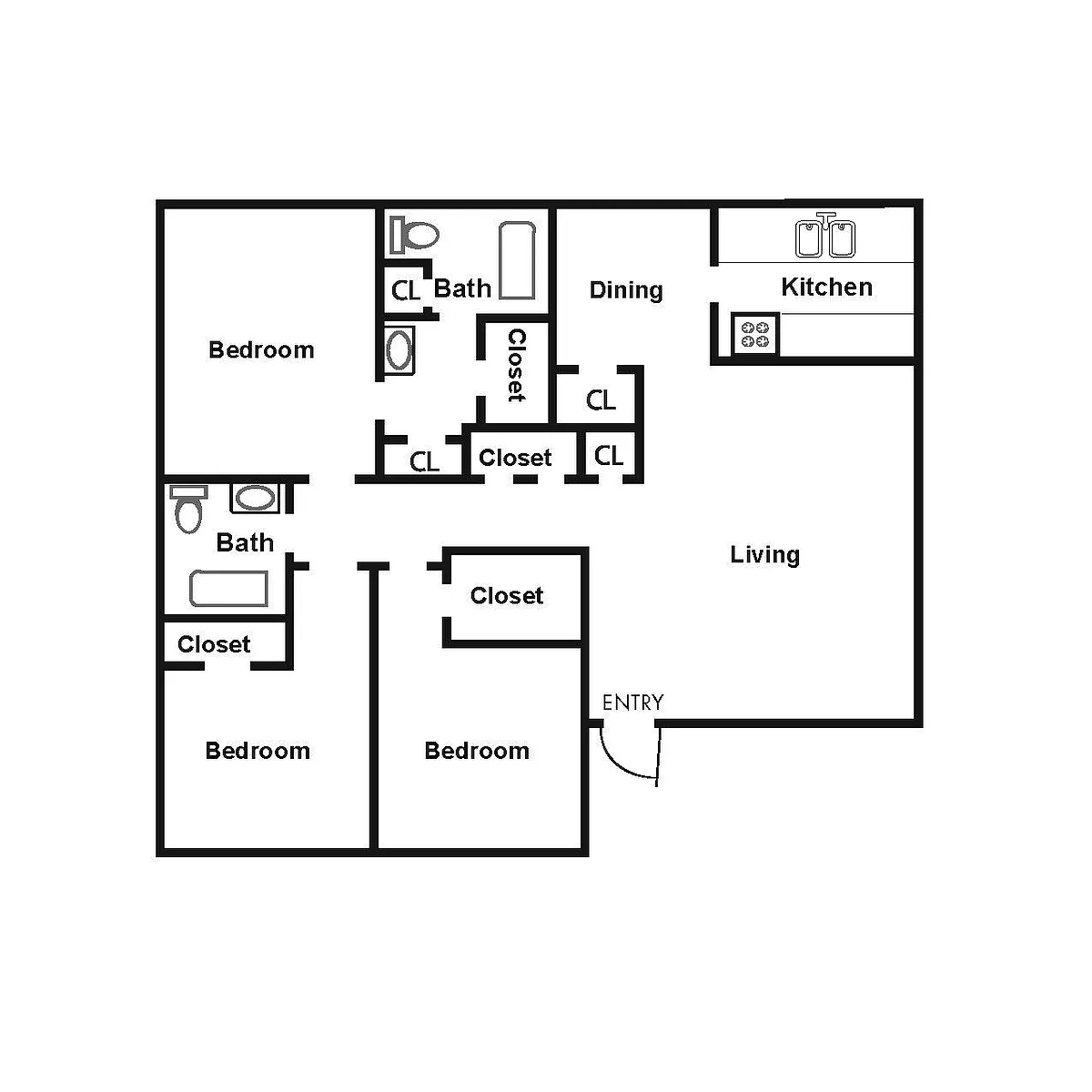 Floor plan Santiago