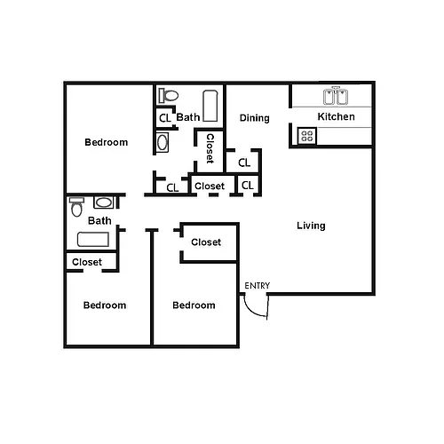 Floor plan Santiago