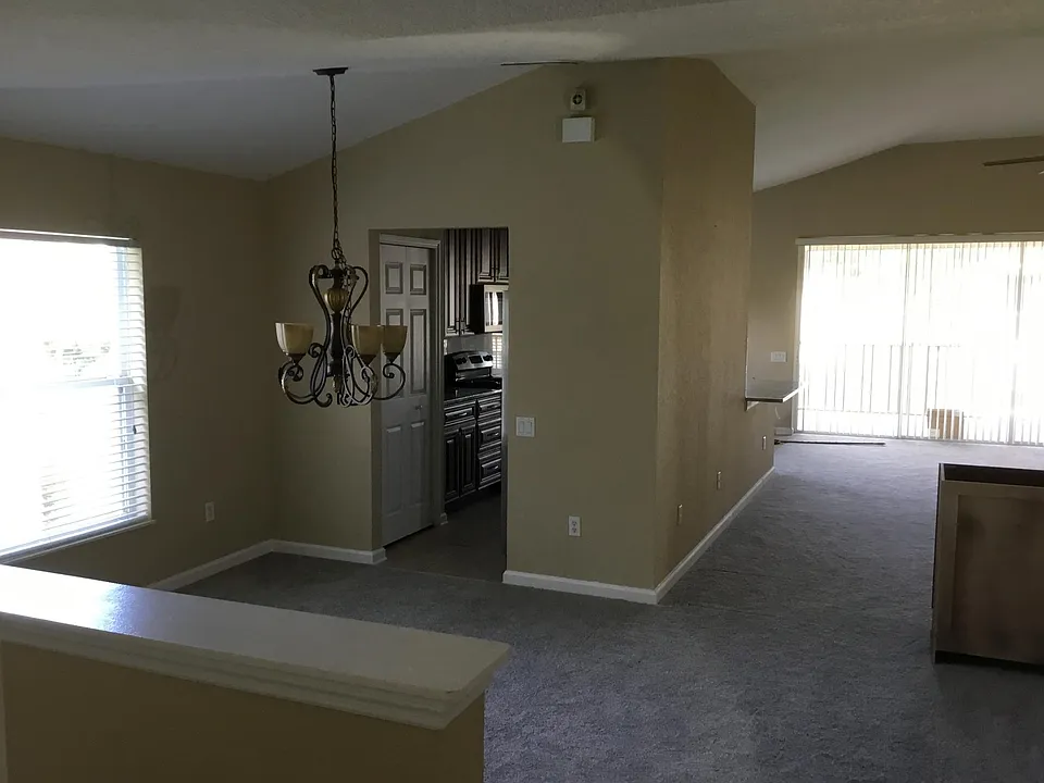 Dining Room w/new Chandelier
