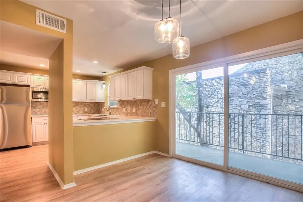 Updated Kitchen with SS Appliances with access to balcony