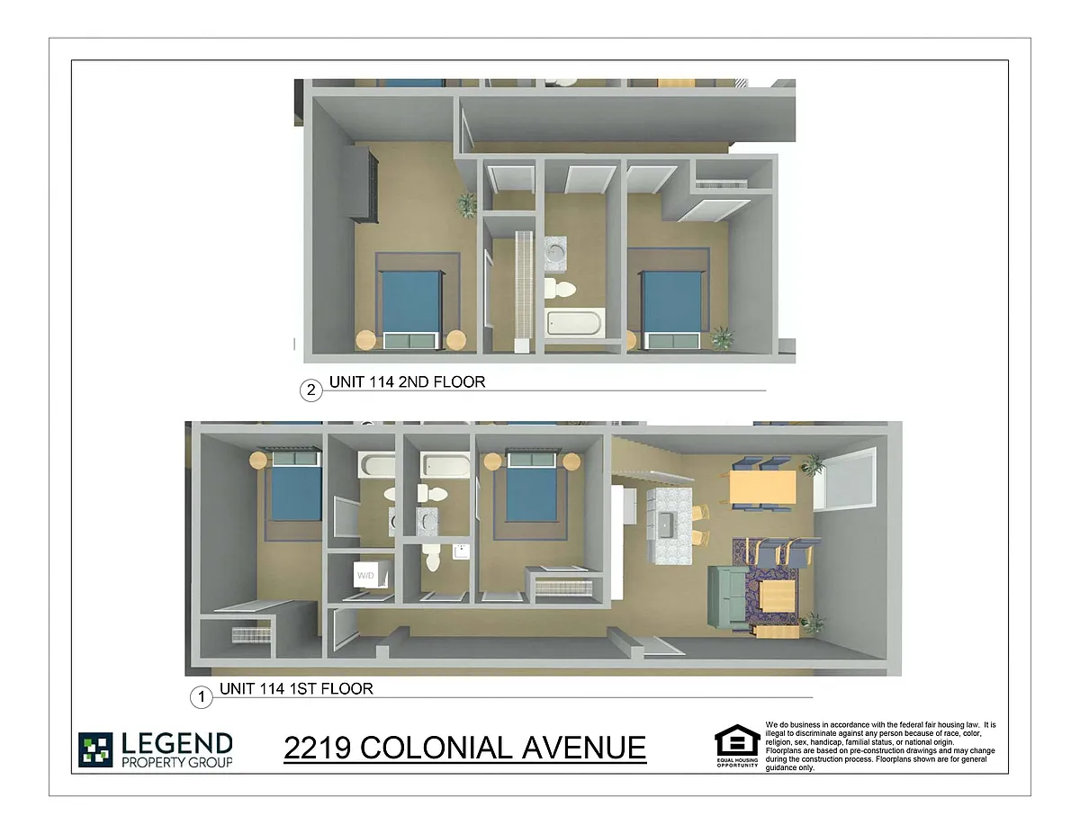 Floor plan Linde Lofts 114