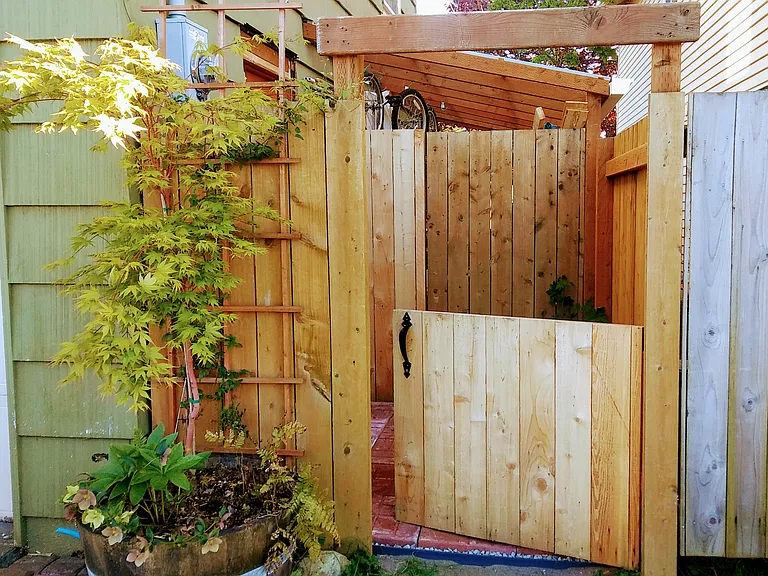 Basement apartment entrance