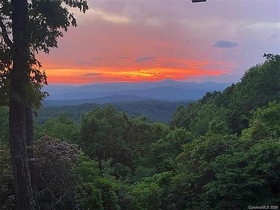 Sunset mountains views