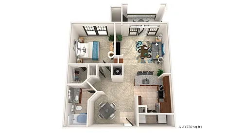 Floor plan A2