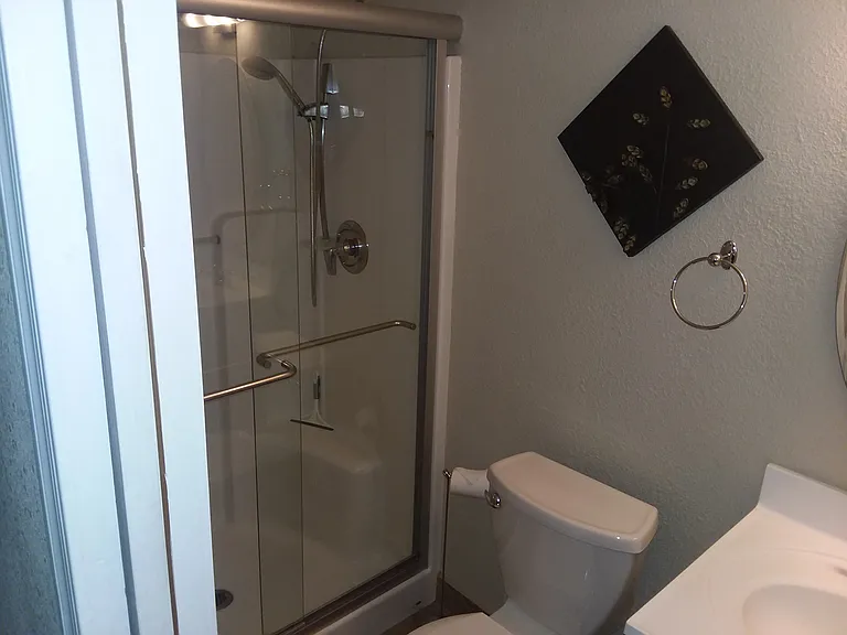 Shower in master bedroom.