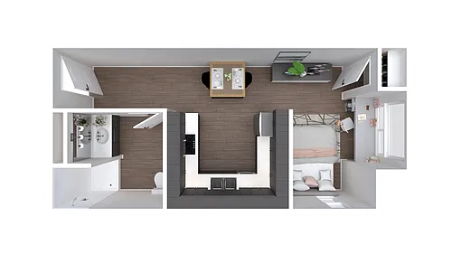 Floor plan Studio C