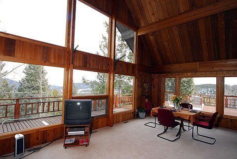 2 Storys of Glass in the Living and Dining Rooms