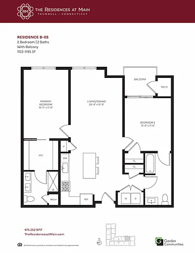 Floor plan $2.58/sq.ft. - B-05