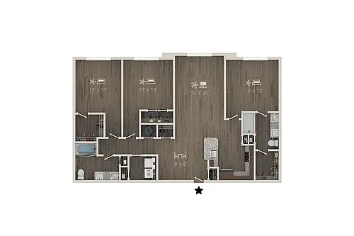 Floor plan C4