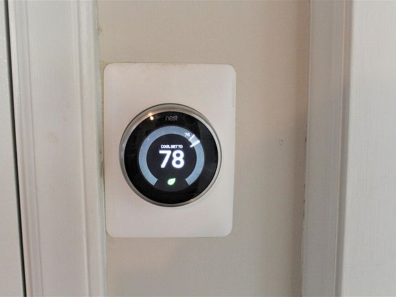 Thermostat in living room