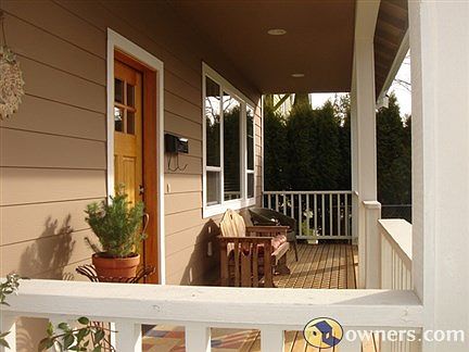 Sunny west facing porch