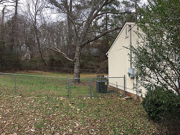 Left side of house