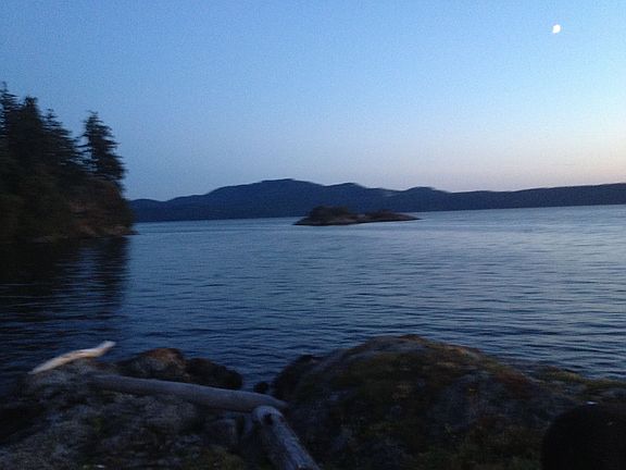 View from private beach facing Eastsound and Crescent Beach