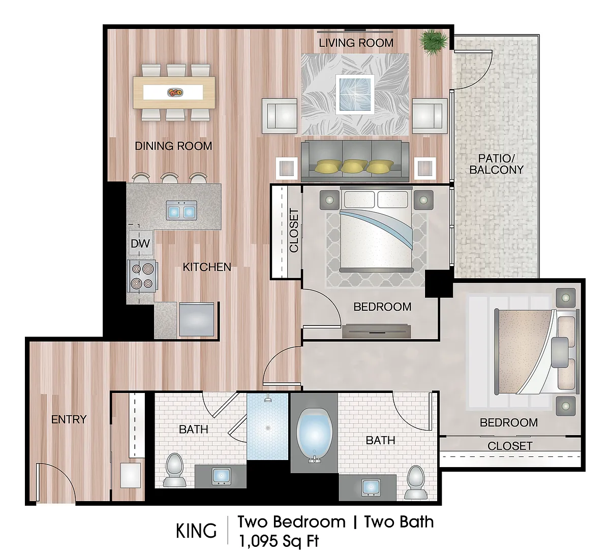 Floor plan King