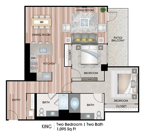 Floor plan King