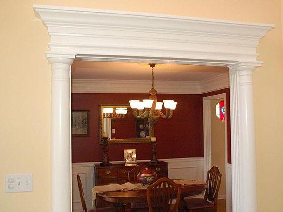 Foyer view into den/dining