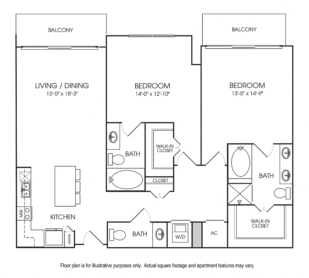 Floor plan B14