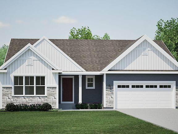 The Wingra - Country Cottage Elevation