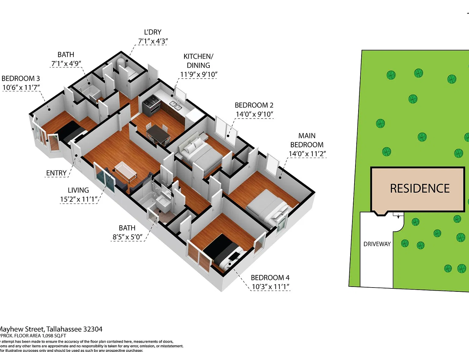 4 bed, 1800 sqft, $2,420 — Photo 3