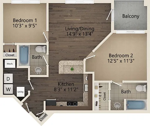 Floor plan Eastover