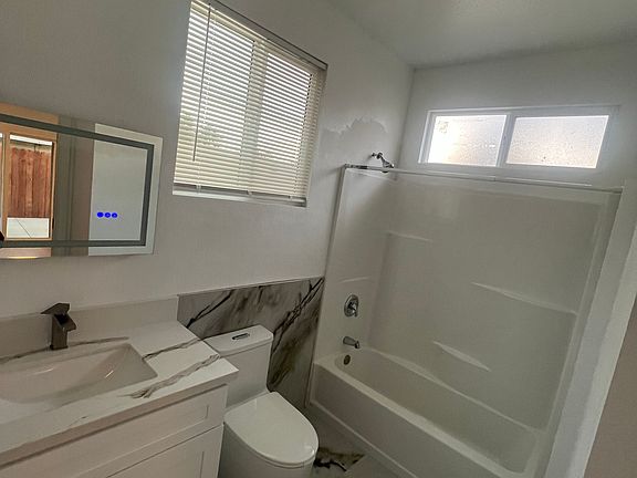 Bathroom tile with bluetooth mirror