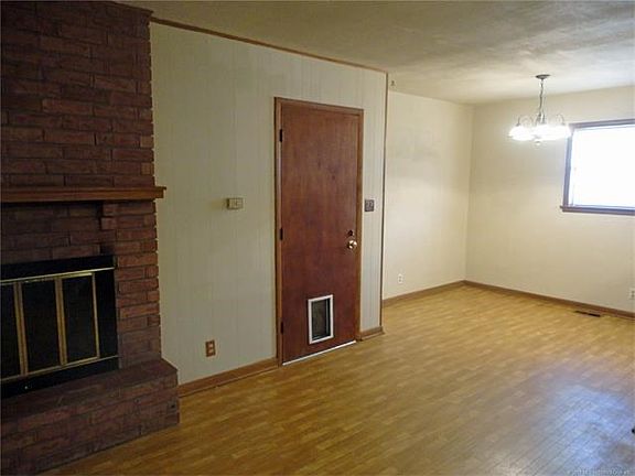View from Family room to eating area in kitchen