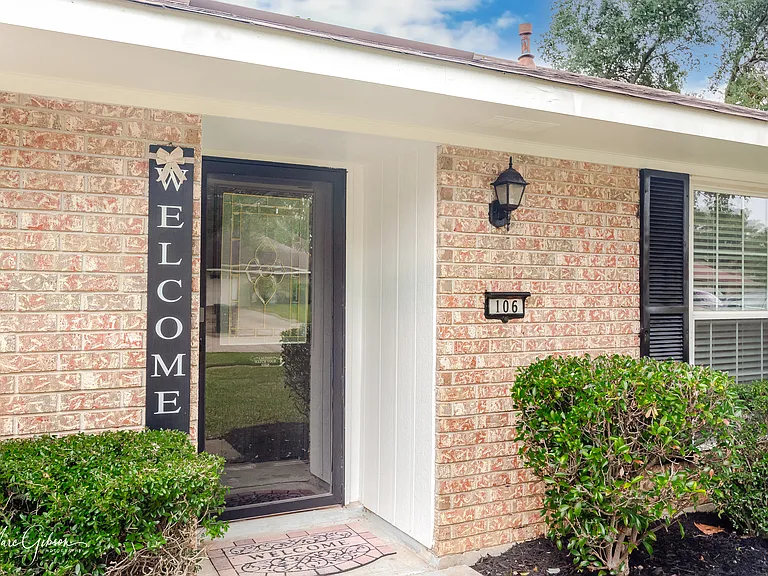 Front entrance to home.