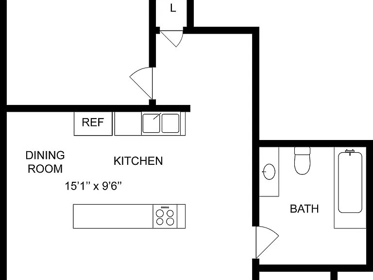 A3 | 1-Bedroom Floorplan A3 | 1-Bedroom Floorplan