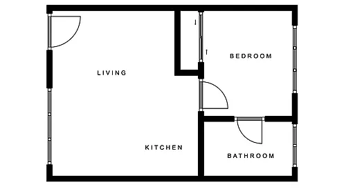 Floor plan One Bedroom
