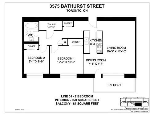 Floor plan 2 Bedroom