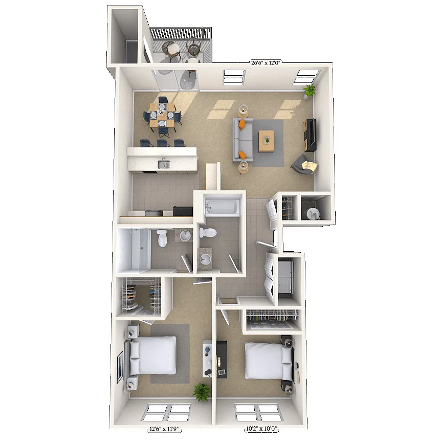 Floor plan The Bingham
