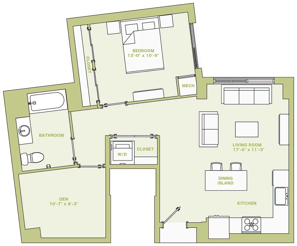 Floor plan A11D
