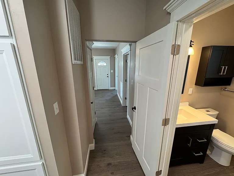 Hall View looking from Kitchen to Living Room