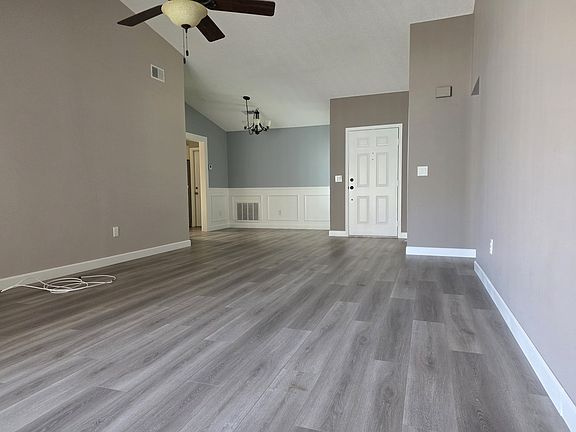 Open area for living and dinning area
