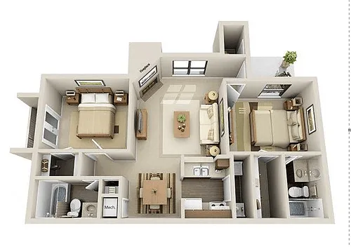 Floor plan B22 930