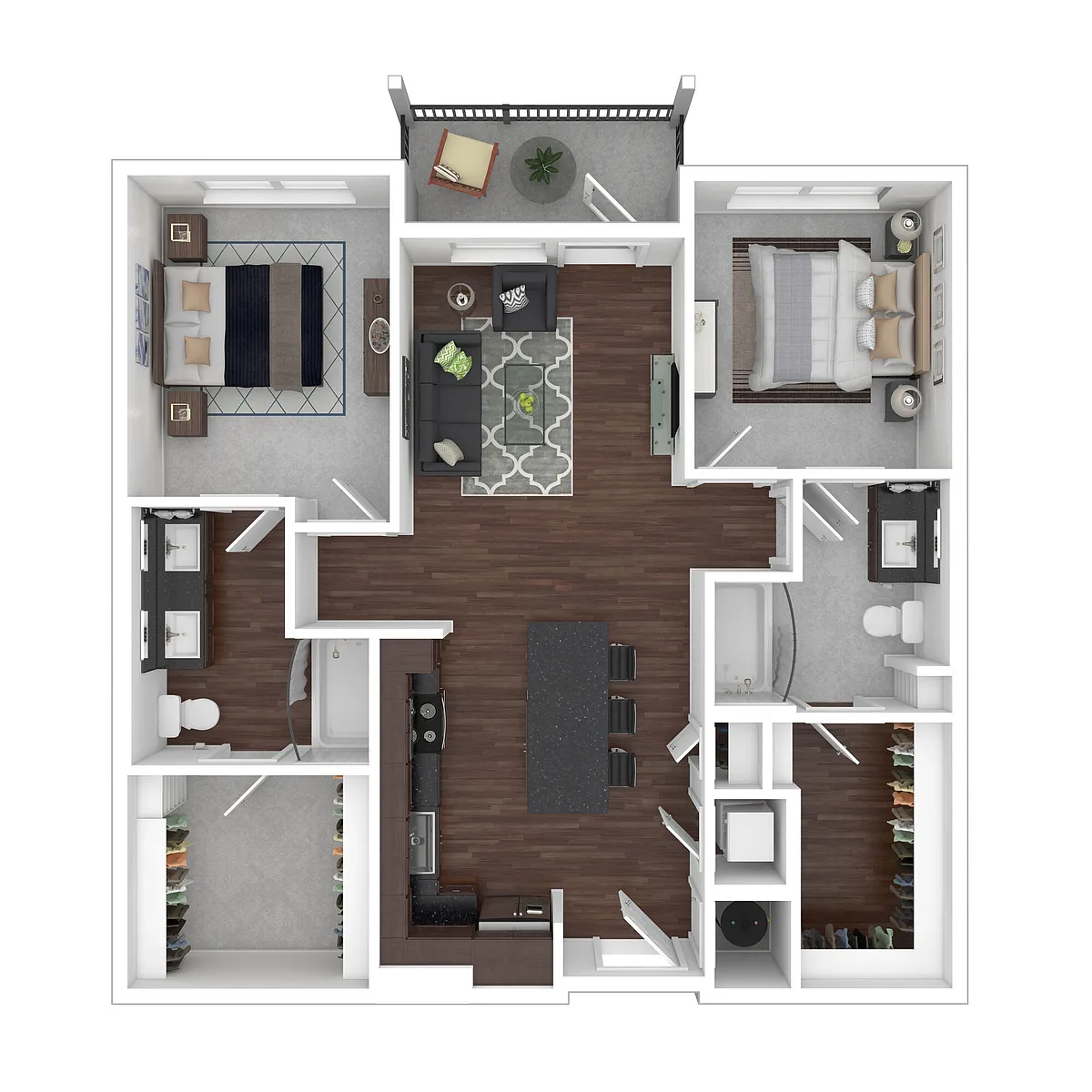 Floor plan B3