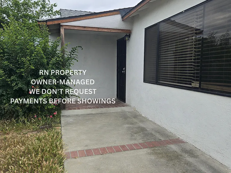 Front walkway to unit