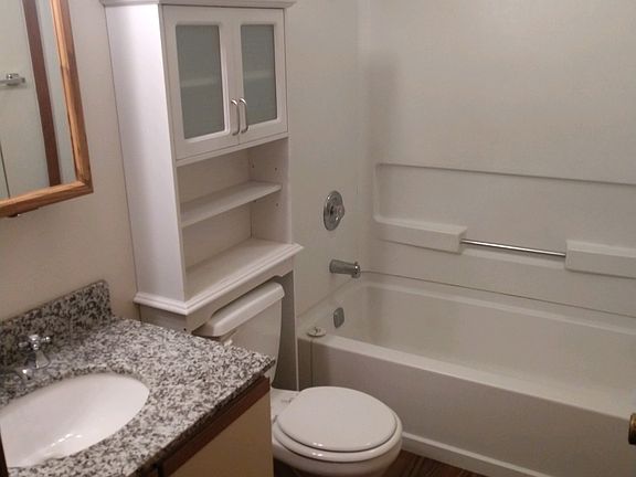 Brand New Floors & Granite in Bathroom