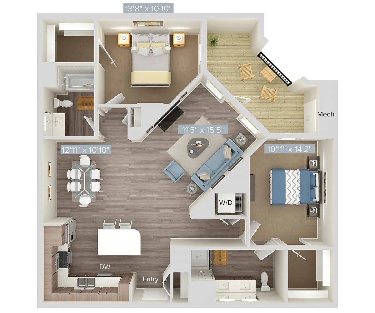 Floor plan B8-326-421