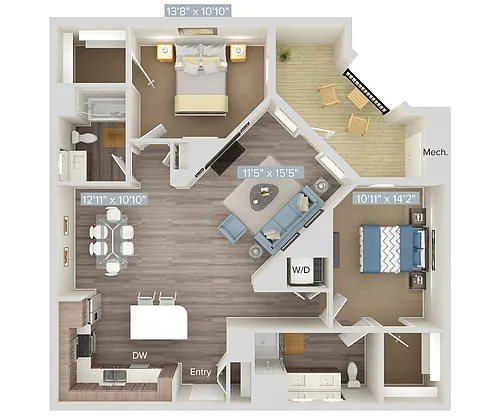 Floor plan B8-326-421