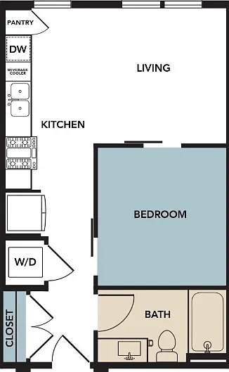 AFF-A8 floor plan Broadstone North Lamar