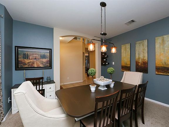 To the right of the entry is the fabulous dining room.