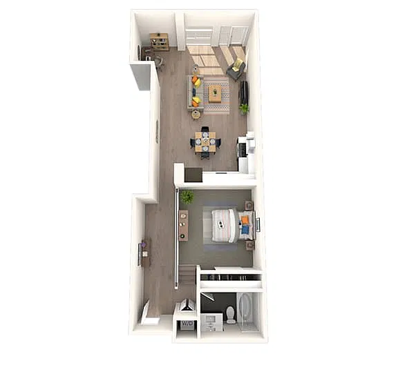 Floor plan A2 Loft Studio A