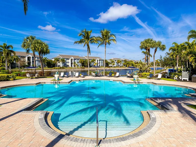 Lounge by the water and soak up the Florida sunshine at our beautifully designed pool area, perfect for unwinding any time of day.