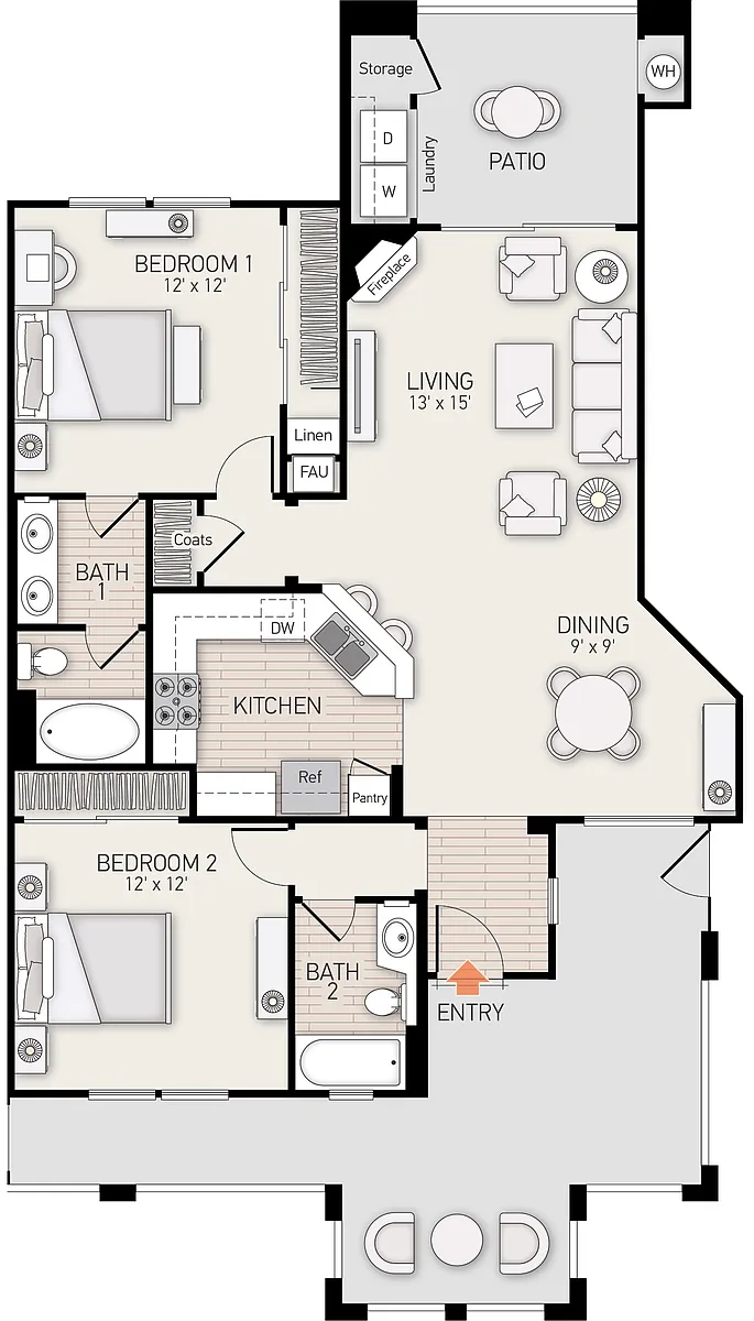Floor plan Loggia - Plan 5