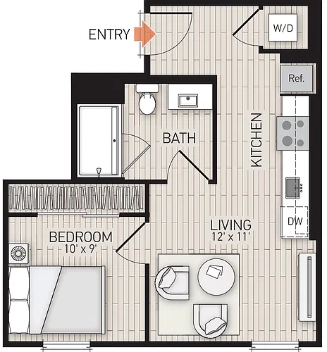 Floor plan Plan 103 - BRAND NEW