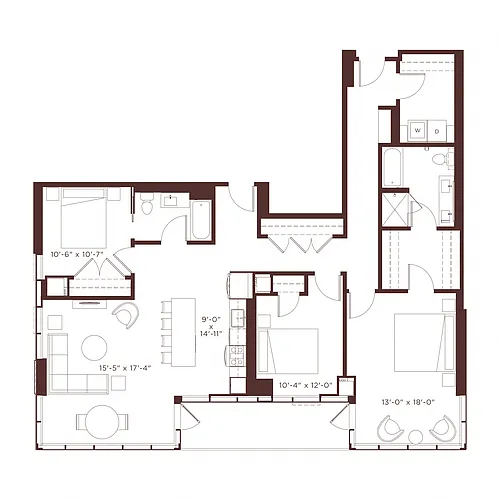 Floor plan PH8