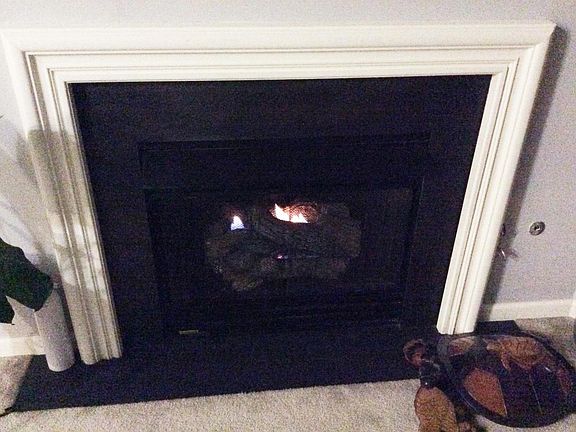 Fireplace in living room