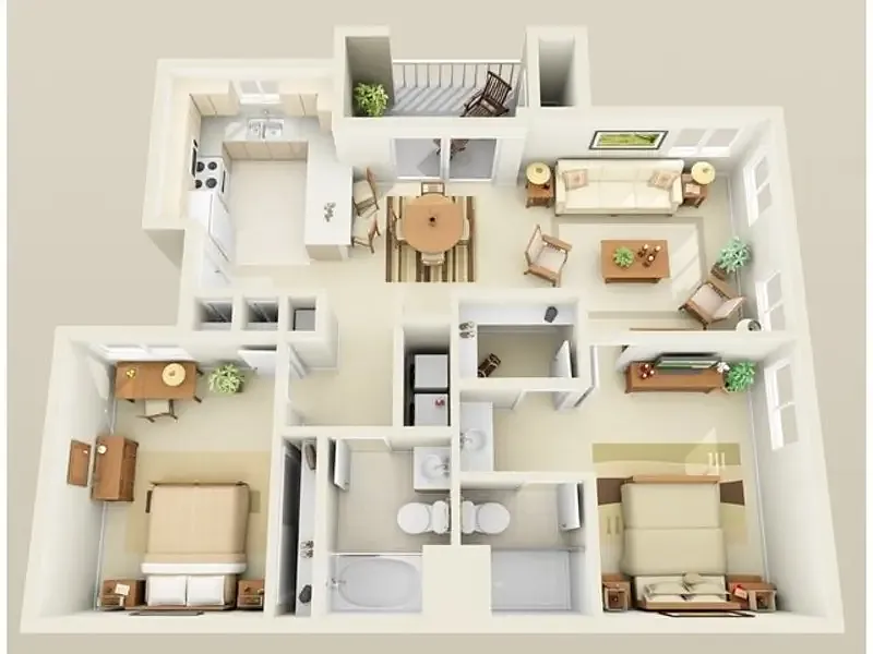 Floor plan A2CL